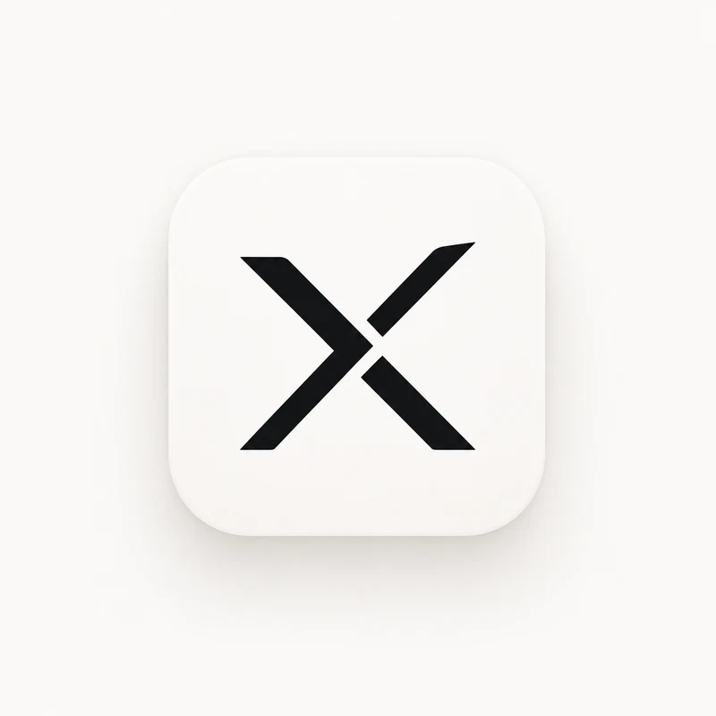 Monochrome app icon
